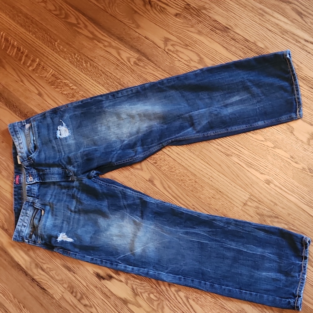 Sean John Y2k Relaxed Hamilton Men’s 36x32  Dark Wash Flap Pocket Jeans